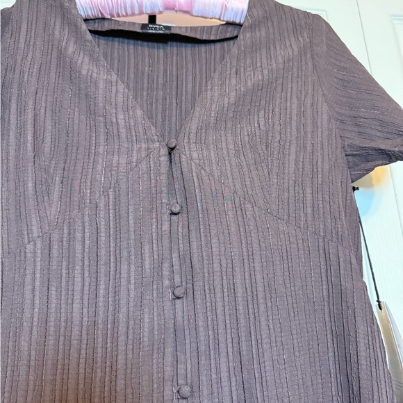 RVCA‎ Brown Maxi Dress with Button Detail - Picture 3 of 8